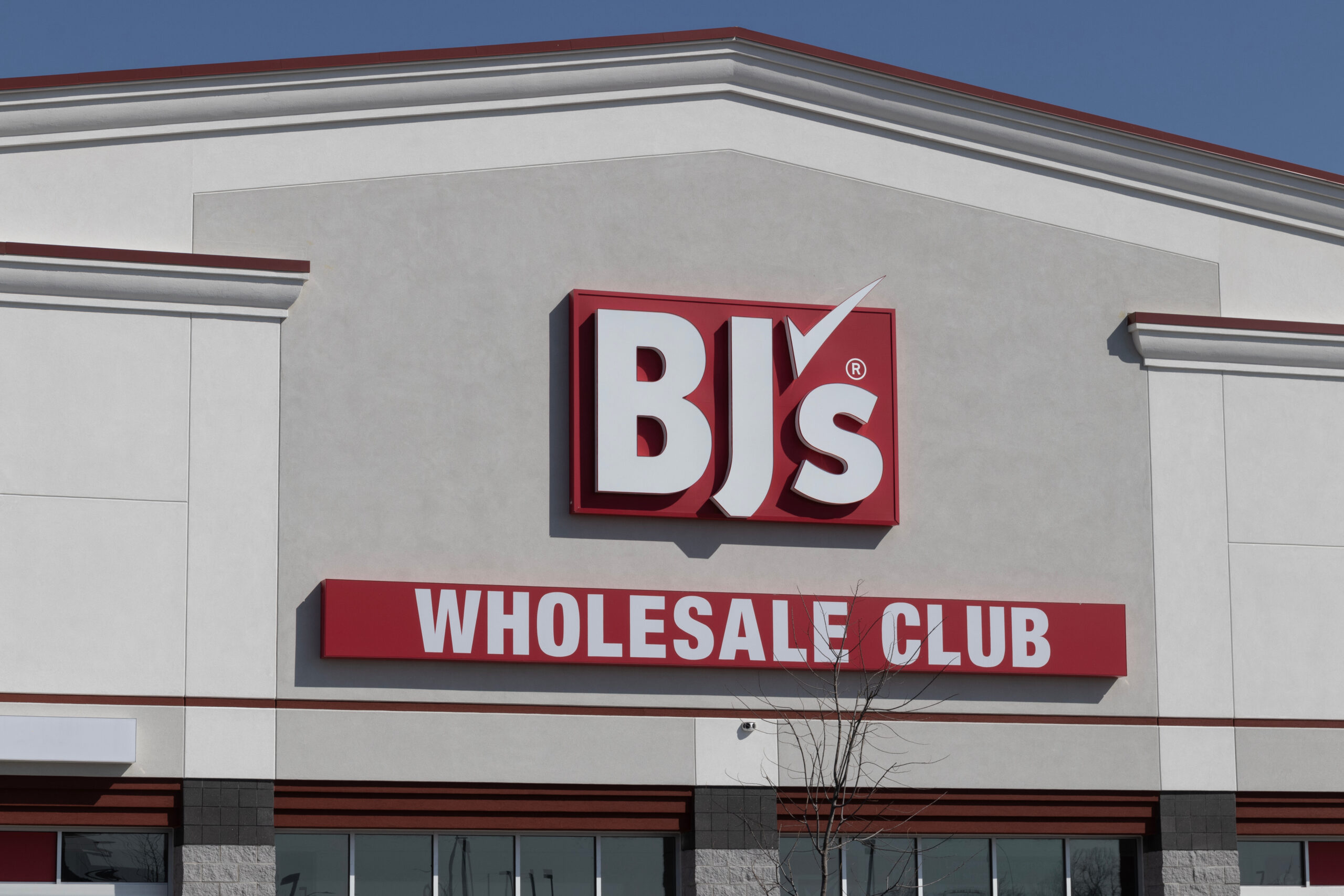Noblesville - Circa March 2023: BJ's Wholesale Club store. BJ's Wholesale Club offers reduced prices to its members.