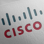 Cisco logo icon paper texture