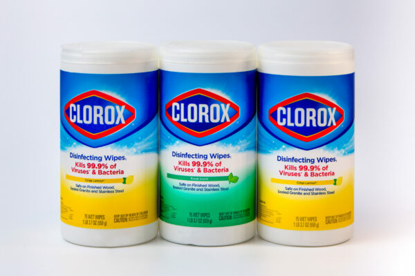 Clorox Disinfecting Wipes and Trademark Logo