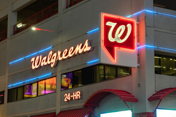 Las Vegas, United States - November 22, 2022: A picture of a Walgreens at night.