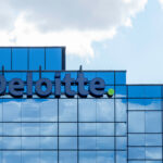 Vaughan, Ontario, Canada - June 11, 2019: Sign of Deloitte Canada on the building in Vaughan. Deloitte is one of the "Big Four" accounting organizations headquartered in London, United Kingdom.
