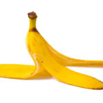 Bananas Skin isolated on white background