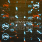 VPN, or virtual private network provides privacy, anonymity and security to users by creating a private network connection across a public network connection - 3D Illustration Rendering
