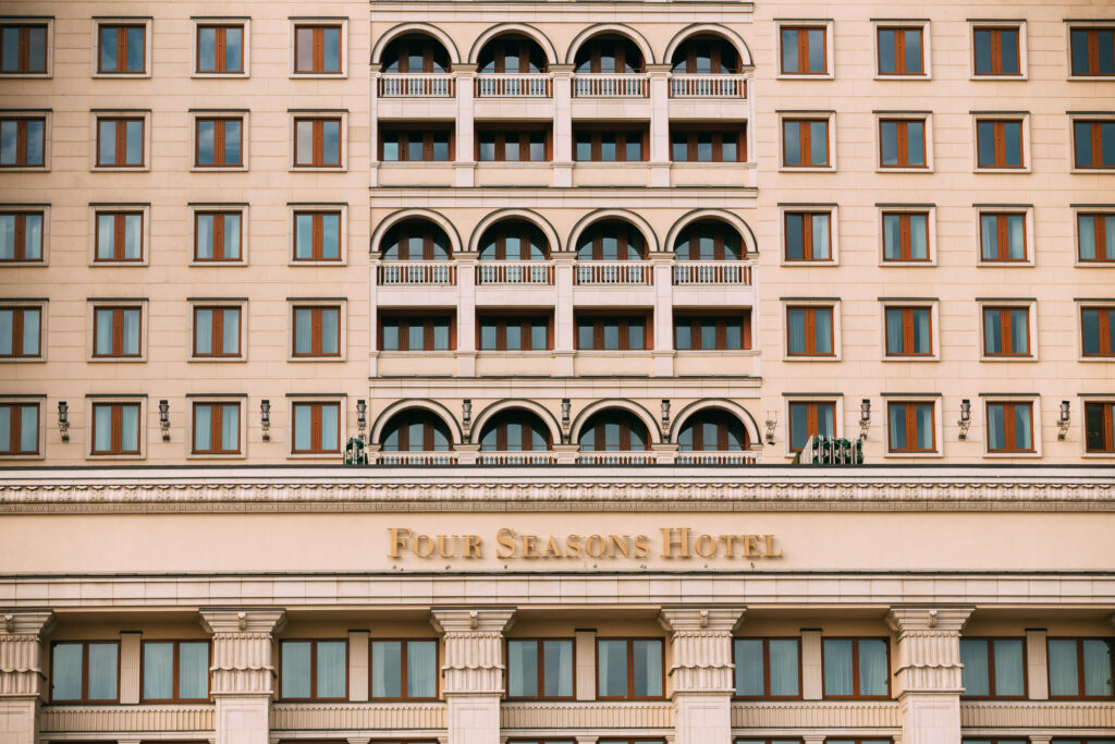 Four Seasons Hotel at Manezh square in Moscow, Russia