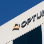 Optum logo is seen at its office in Irvine, California. Optum is an American health services and innovation company owned by the UnitedHealth Group