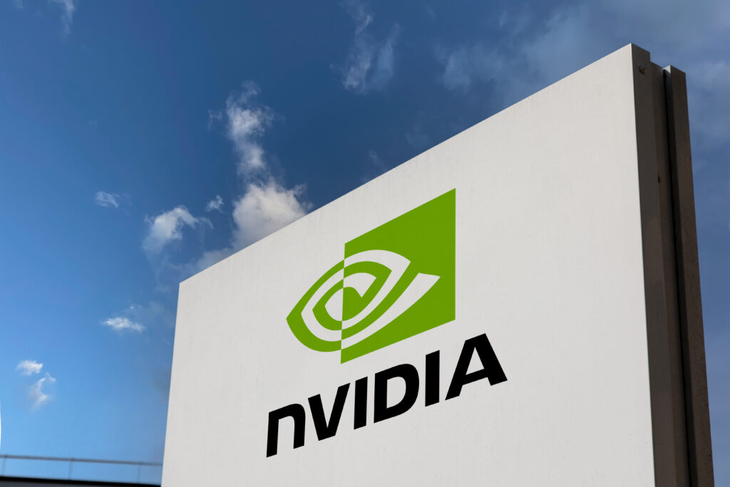 Nvidia Corporation, entreprise qui conçoit des processeurs graphiques, de cartes graphiques et de puces graphiques pour PC et consoles de jeux et impliquée dans l'IA.