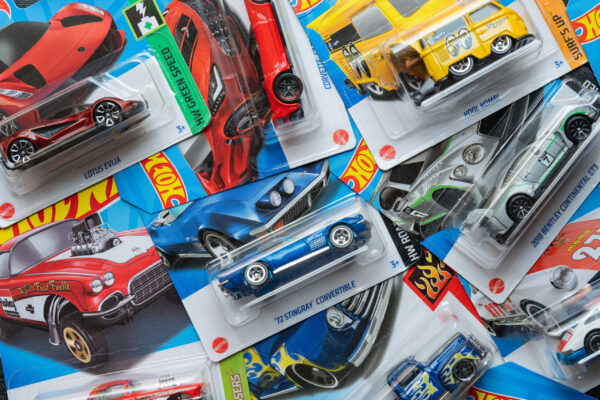 Assortment of Hot Wheels die cast carded car model for Hot Wheels series. Hot Wheels is a scale die-cast toy cars by American toy maker Mattel in 1968