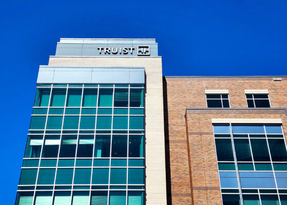 Truist Bank Building in Wilmington, North Carolina, USA
