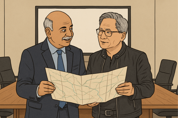 Nvidia and IBM ceos
