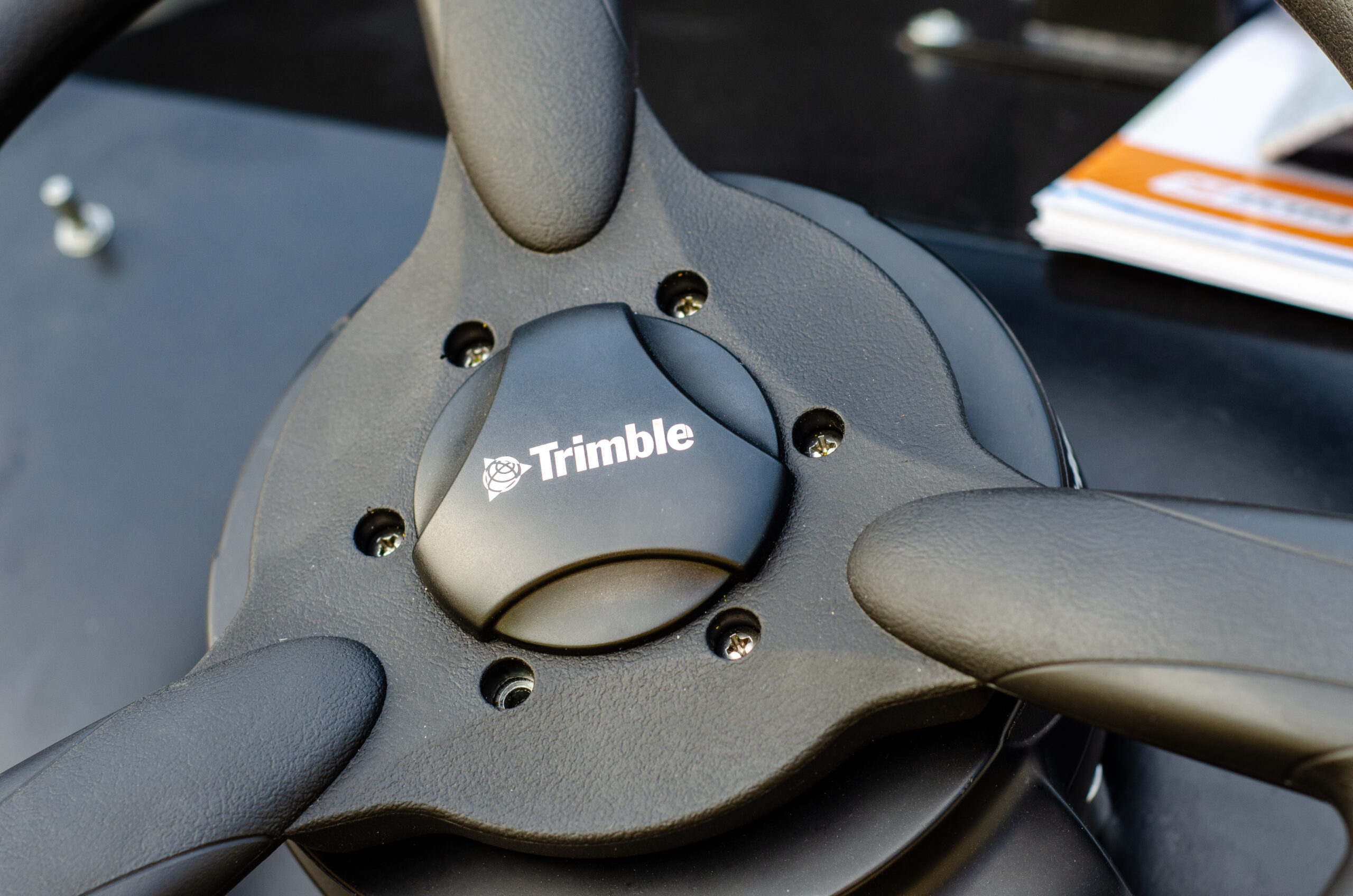 Kyiv, Ukraine - Jun 08, 2021: Trimble Logo. Trimble Inc. is a Sunnyvale, California-based hardware, software and services technology company.