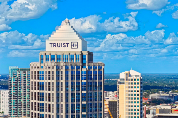 Truist Tower in Downtown Tampa Florida - TAMPA, USA - OCTOBER 31, 2024