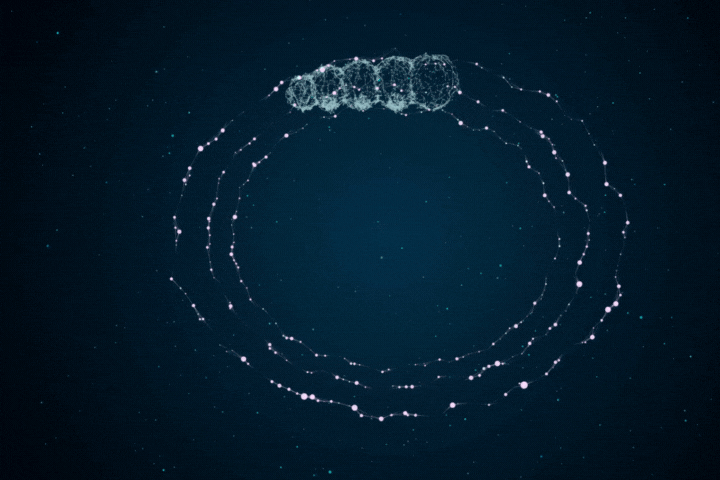 3D Illustration Innovation evolution butterfly