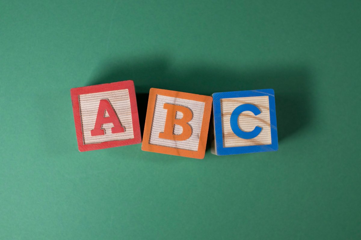 ABC wooden blocks