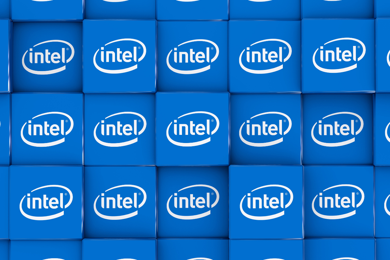 intel, social media background