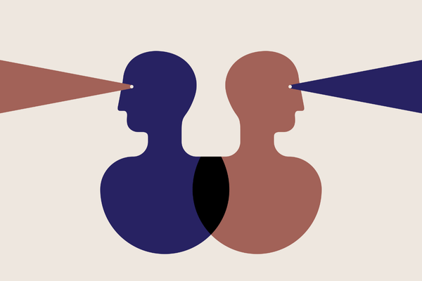 Downloaded Save to Library Preview Crop Find Similar File #: 472189861 Opposing views, different directions. Two abstract human head with reversed thoughts and opinions. Vector illustration, EPS 10