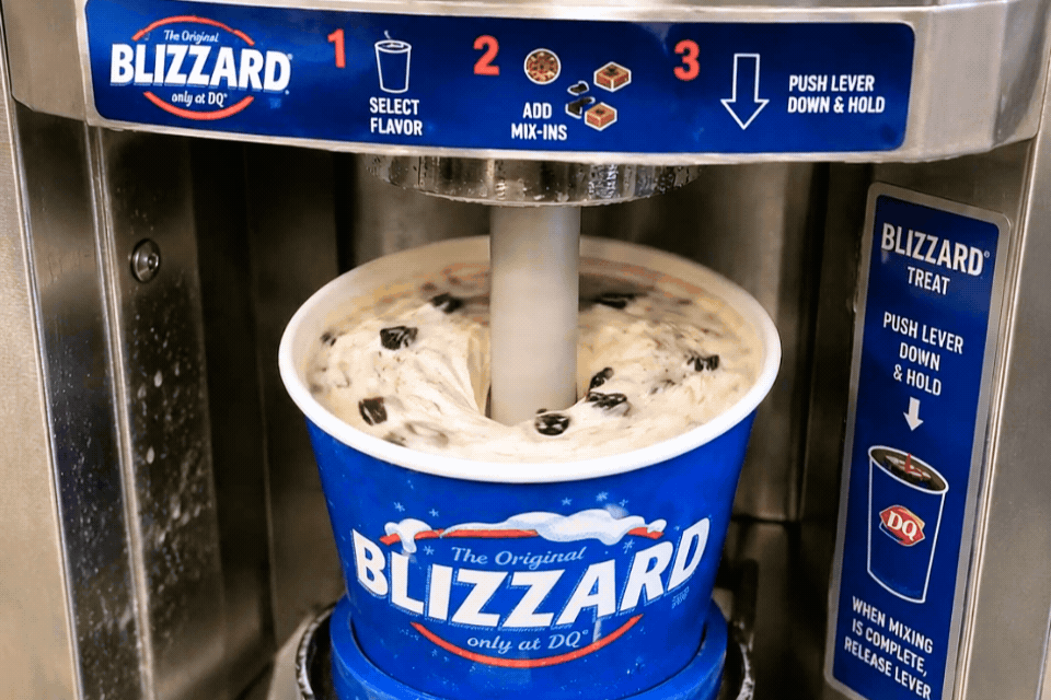 Dairy Queen Blizzard Mixing