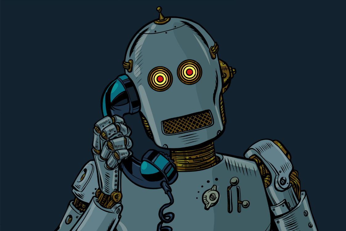 Robot, AI, Scammer, Trust, Phone, Human