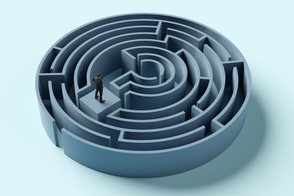 AI Adoption, Maze, Question Mark, Businessman, Governance