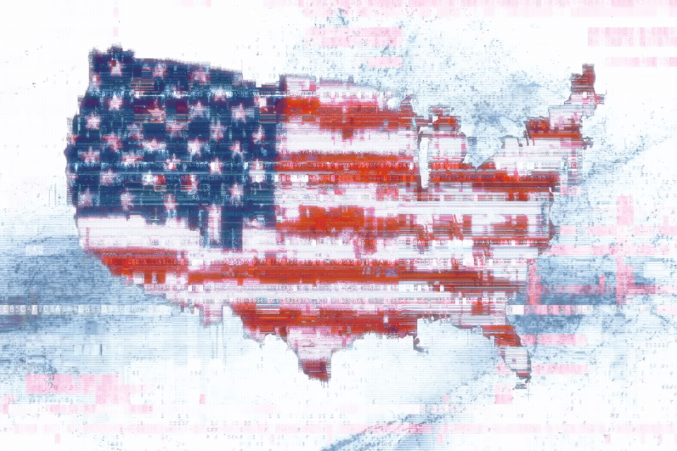 Digital radar imagery represents hackers scanning for and targeting vulnerable systems across U.S. critical infrastructure.