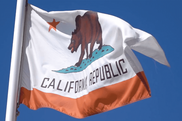 The State of California flag